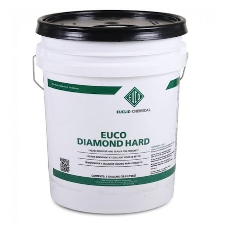 Euclid Chemical Euclid Diamond Hard Liquid Densifier and Sealer for Concrete, 5 Gallon 059H 05